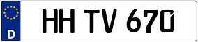 Truck License Plate